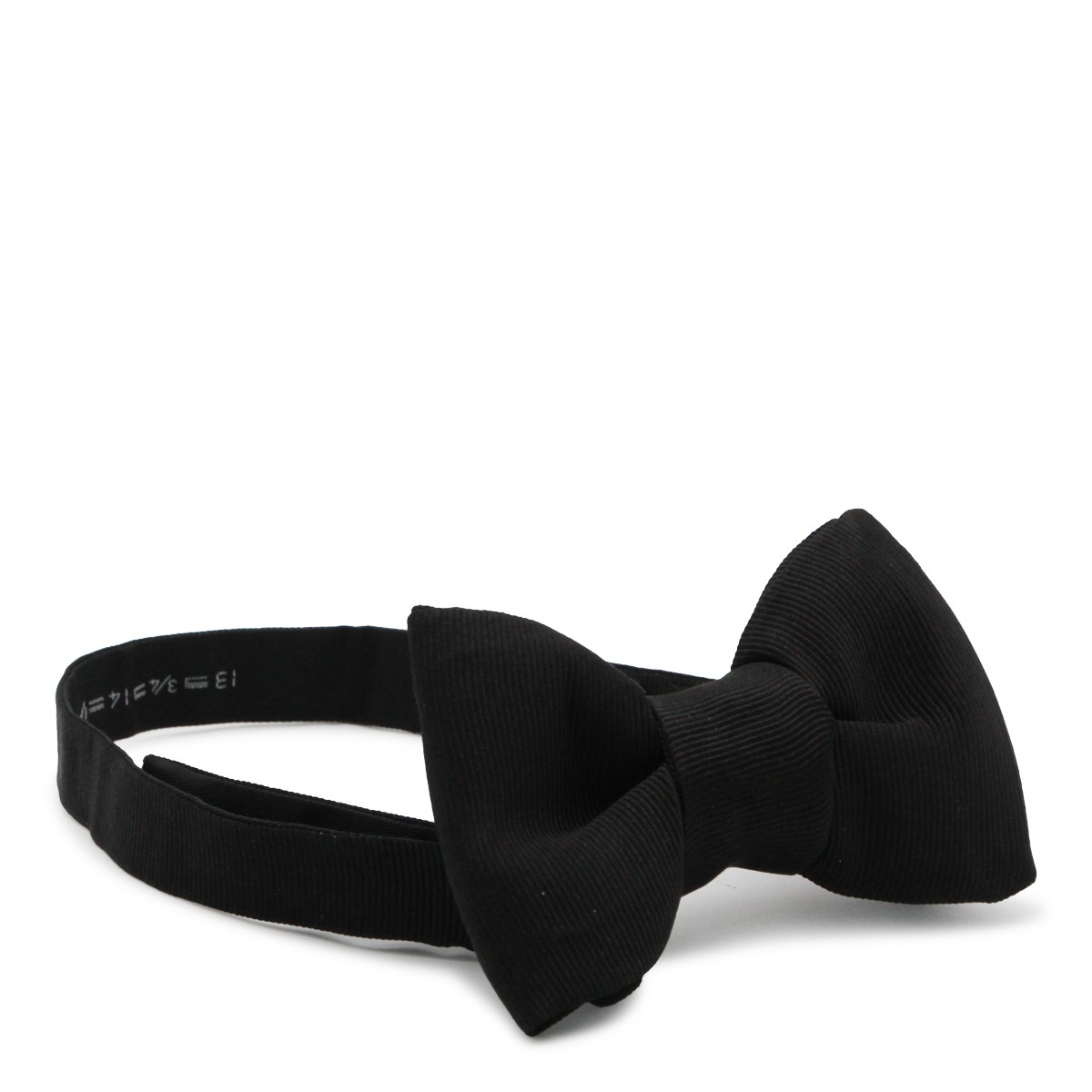 BLACK SILK BOW TIE