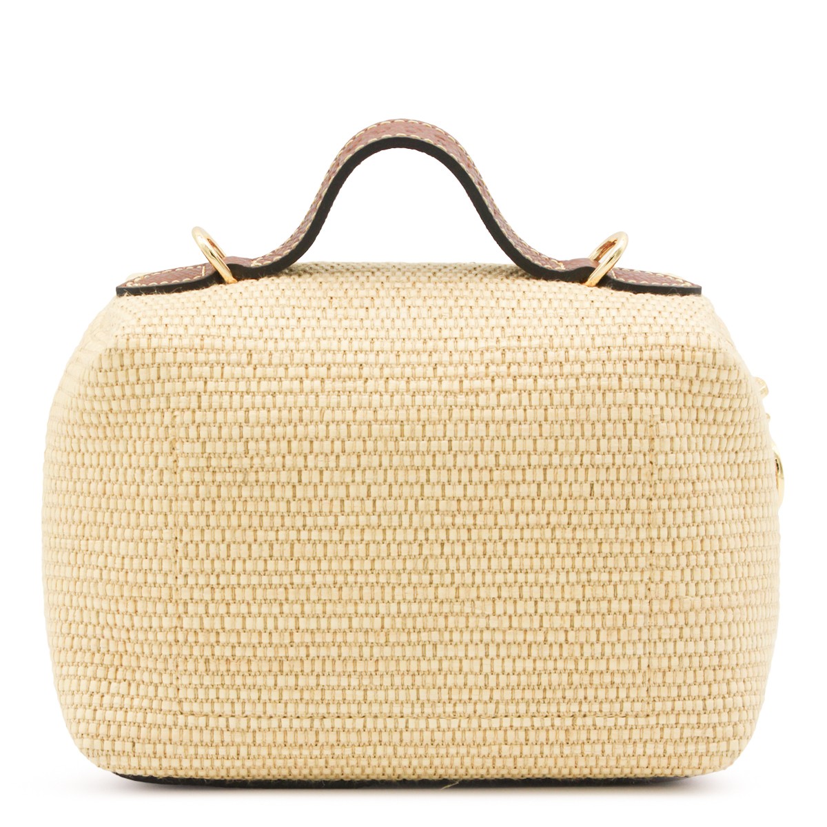 NATURAL COTTON PANIER VANITY TOTE