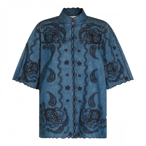 BLUE COTTON SHIRT