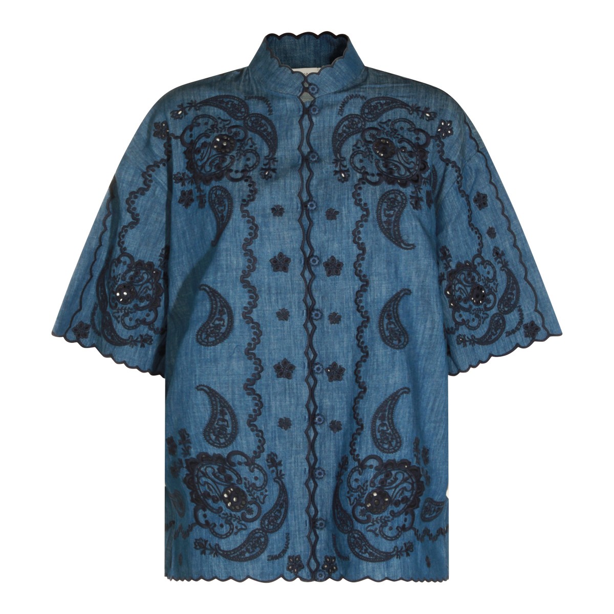 BLUE COTTON SHIRT