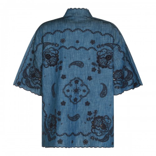 BLUE COTTON SHIRT