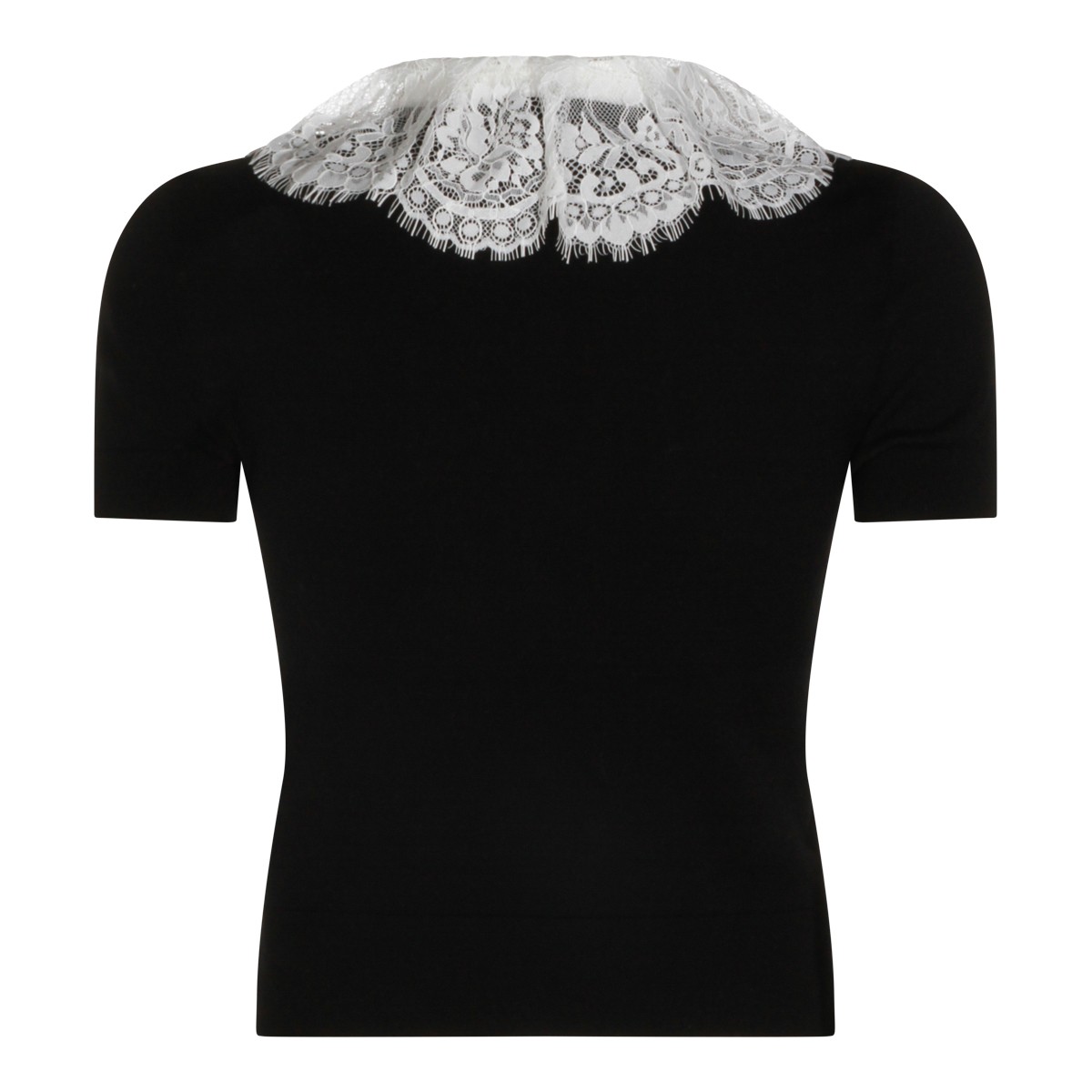 BLACK WOOL KNITWEAR