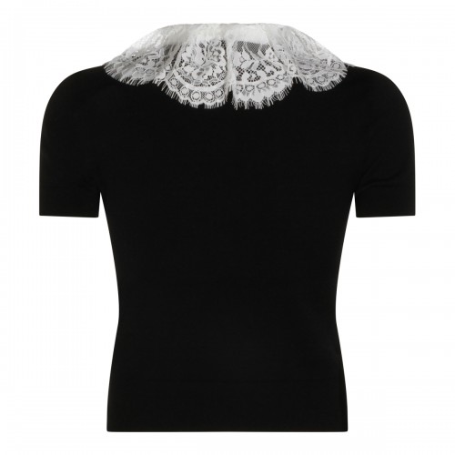 BLACK WOOL KNITWEAR