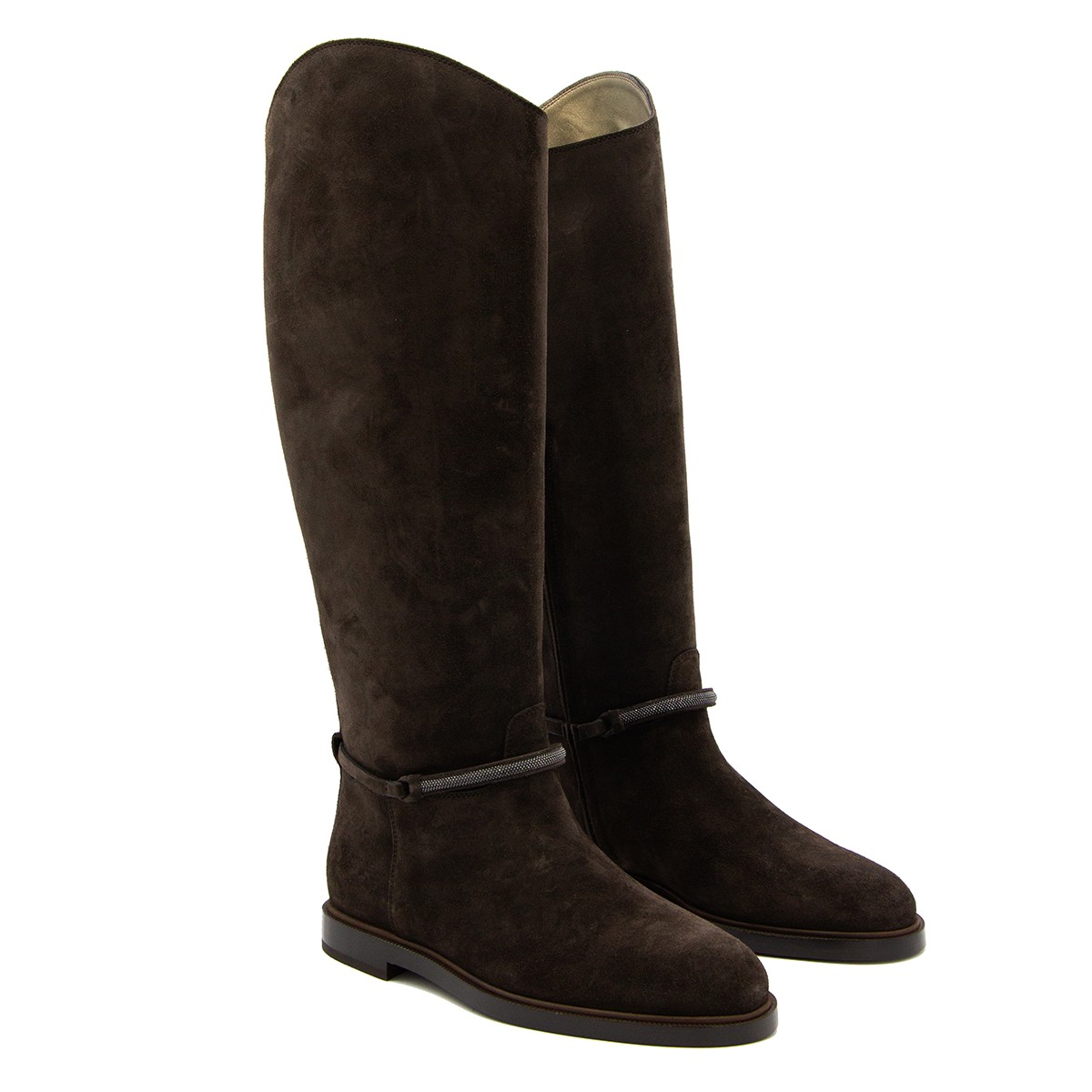 BROWN LEATHER BOOTS