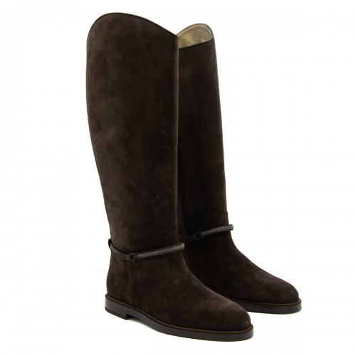 BROWN LEATHER BOOTS