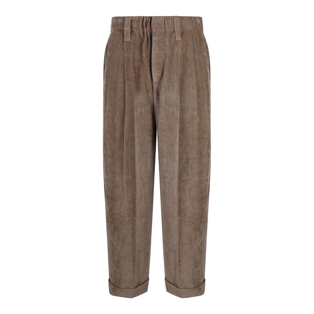 BROWN VISCOSE PANT