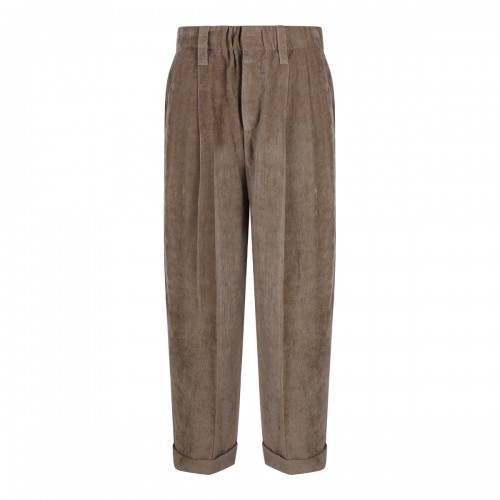 BROWN VISCOSE PANT