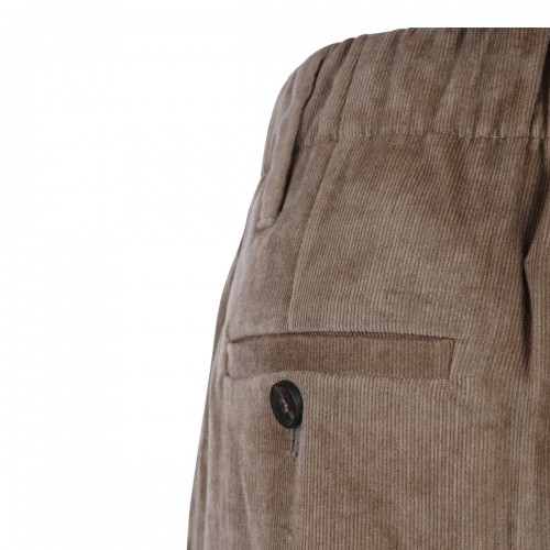 BROWN VISCOSE PANT