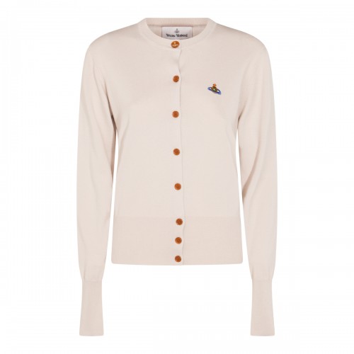 LIGHT BEIGE COTTON WOOL...