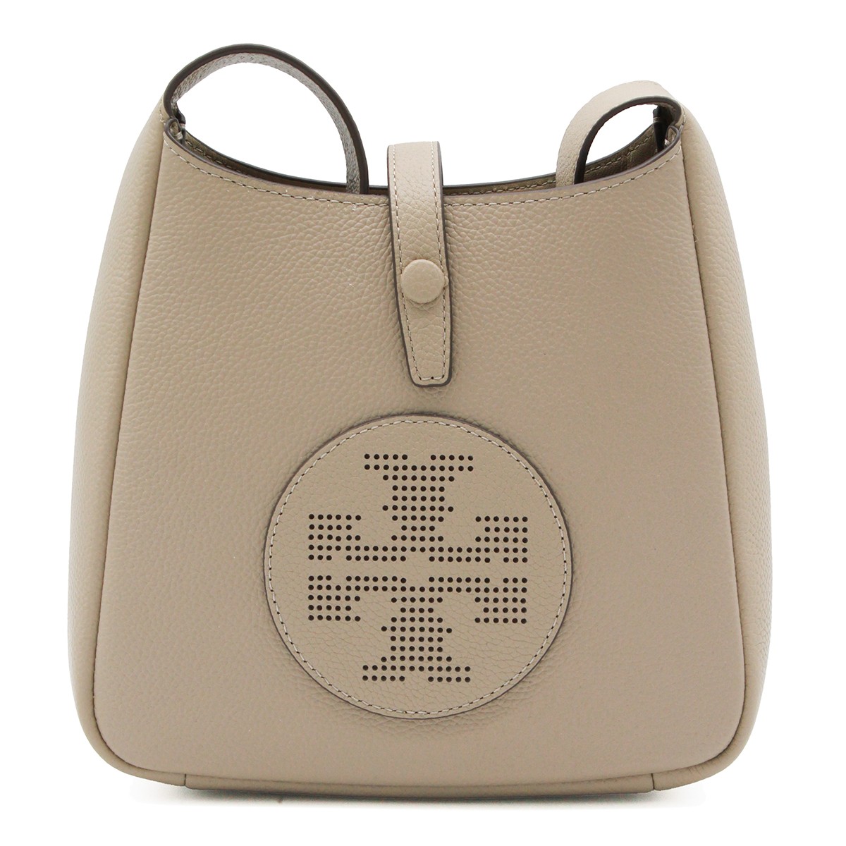 BEIGE LEATHER MILLER SWING SHOULDER BAG