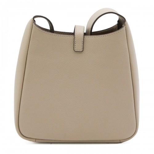 BEIGE LEATHER MILLER SWING SHOULDER BAG