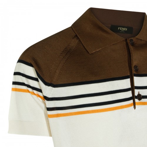MULTICOLOR VISCOSE POLO SHIRT