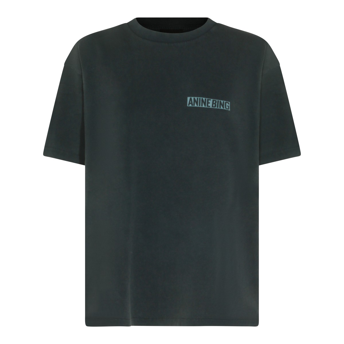 BLACK COTTON T-SHIRT