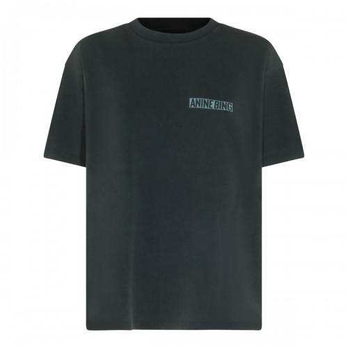 BLACK COTTON T-SHIRT
