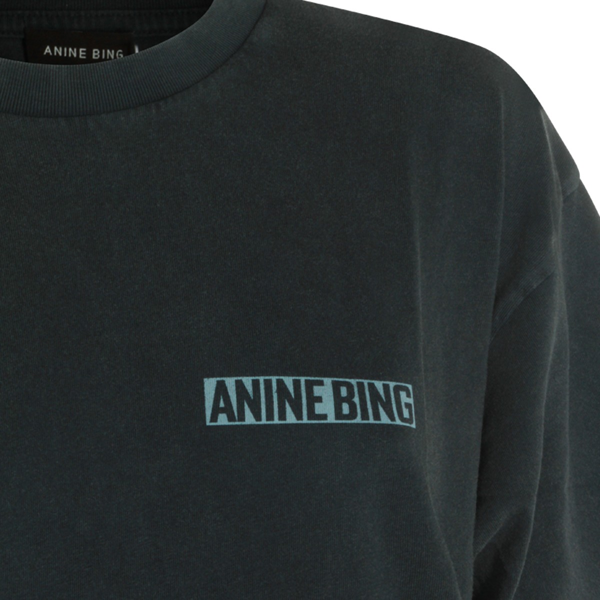 BLACK COTTON T-SHIRT