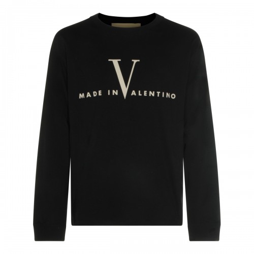 BLACK COTTON T-SHIRT