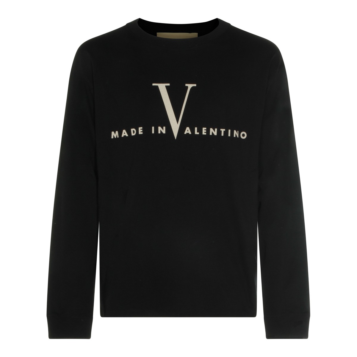 BLACK COTTON T-SHIRT