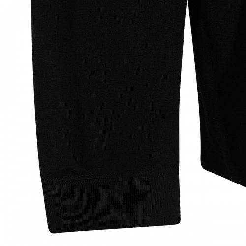 BLACK COTTON T-SHIRT