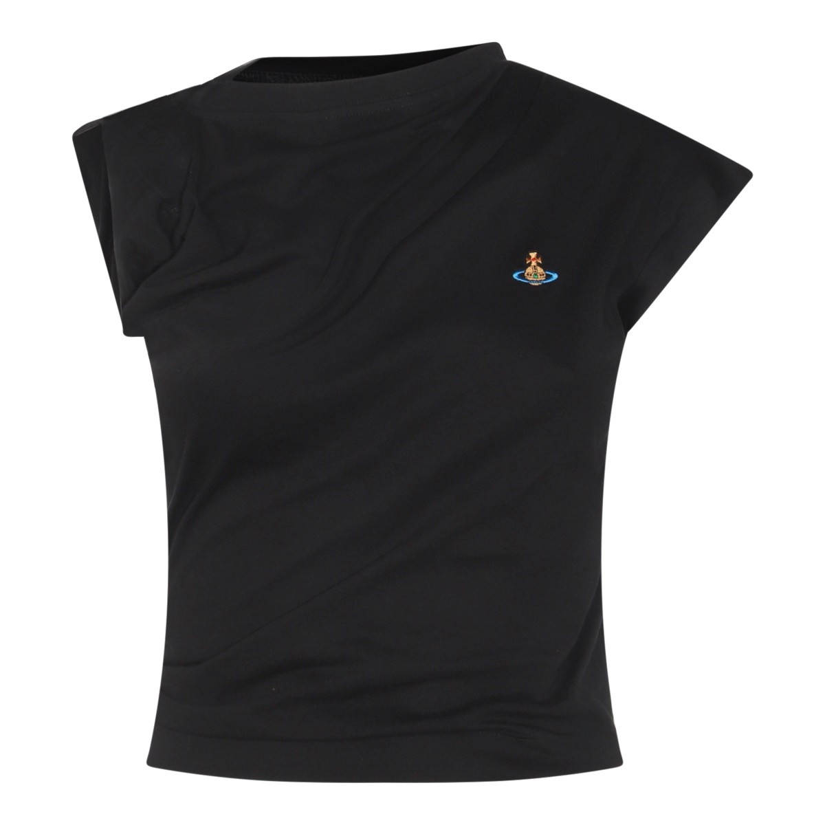 BLACK COTTON HEBO TOP