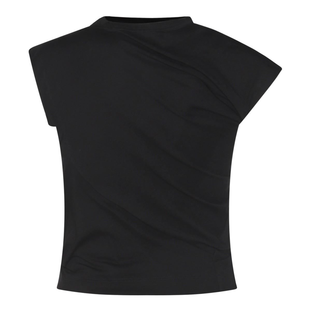 BLACK COTTON HEBO TOP