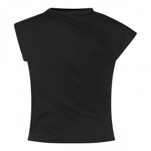 BLACK COTTON HEBO TOP