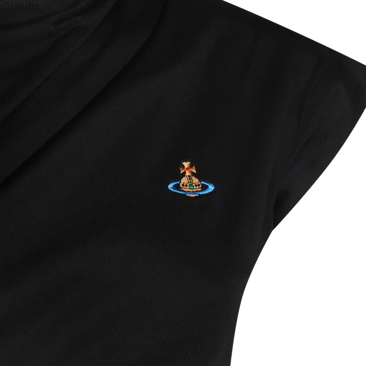 BLACK COTTON HEBO TOP