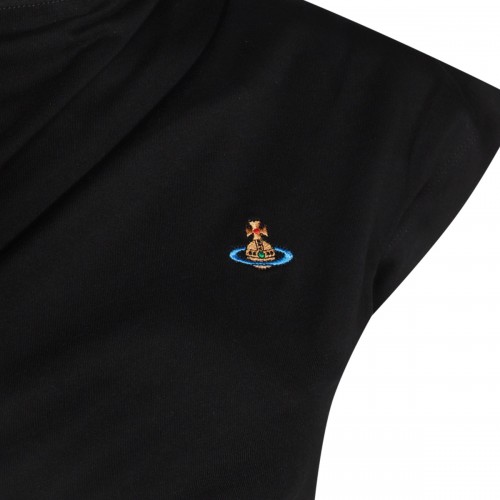 BLACK COTTON HEBO TOP