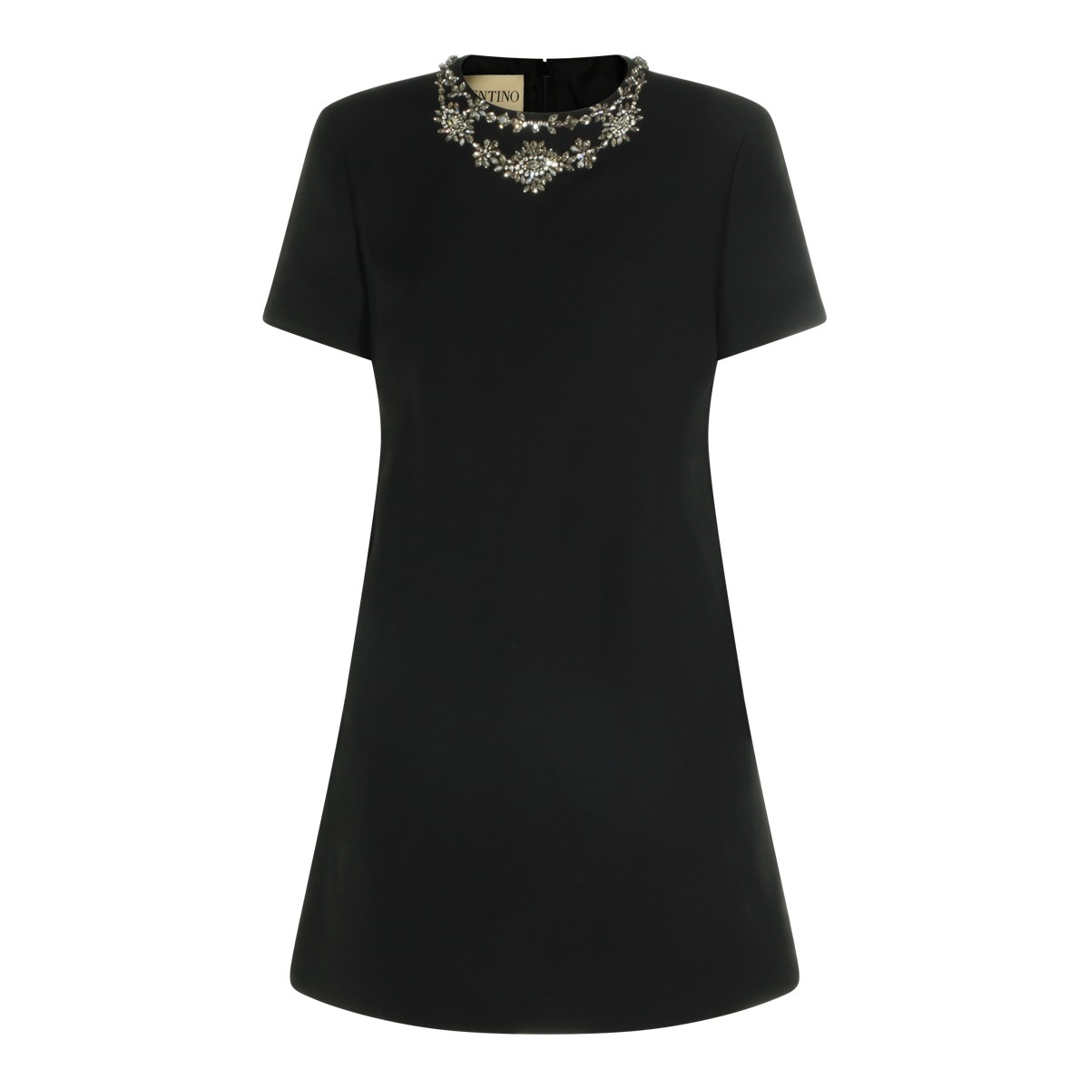 BLACK WOOL DRESS