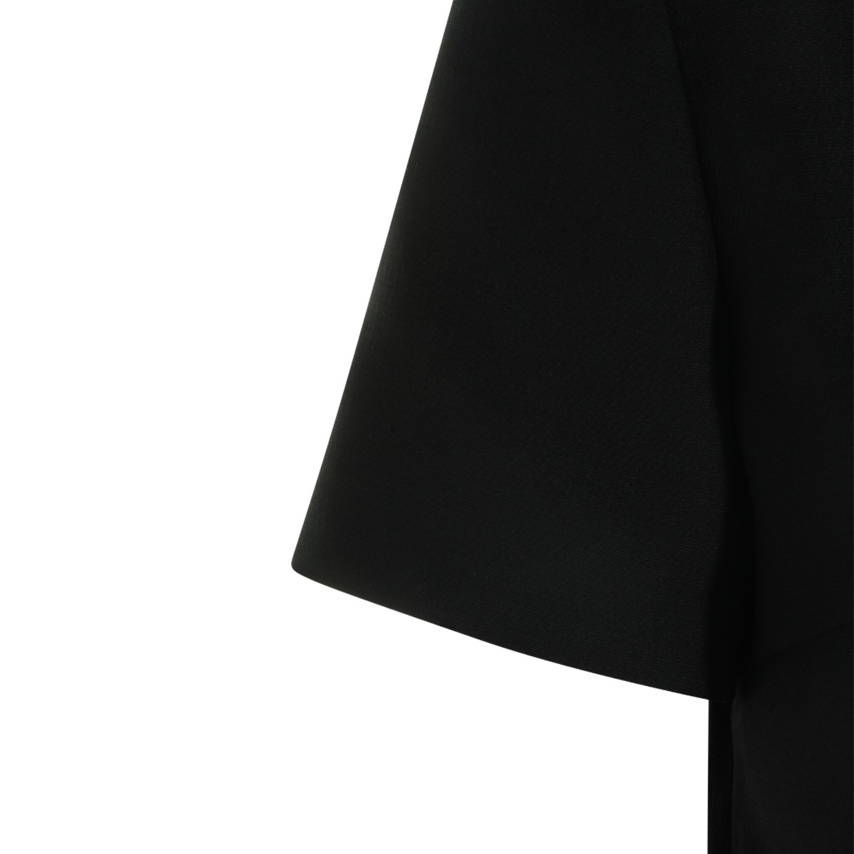 BLACK WOOL DRESS