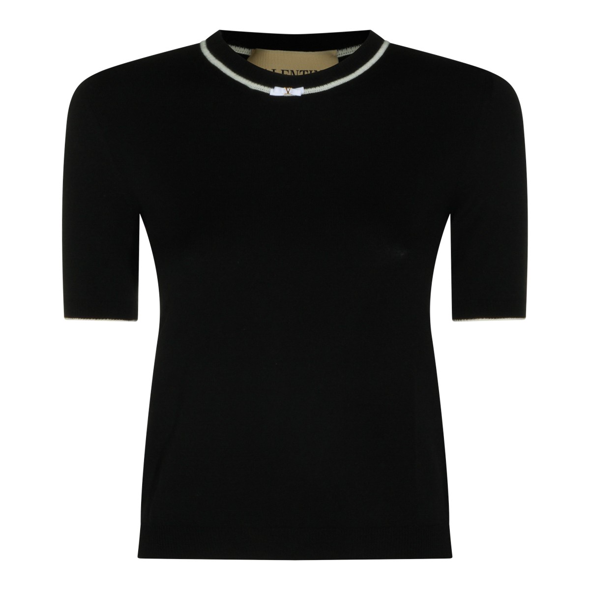 BLACK WOOL KNITWEAR