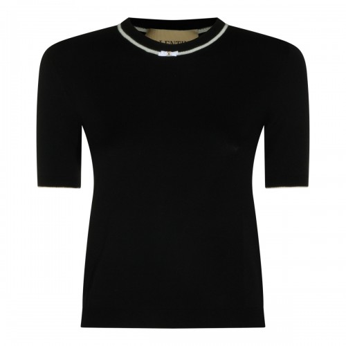BLACK WOOL KNITWEAR