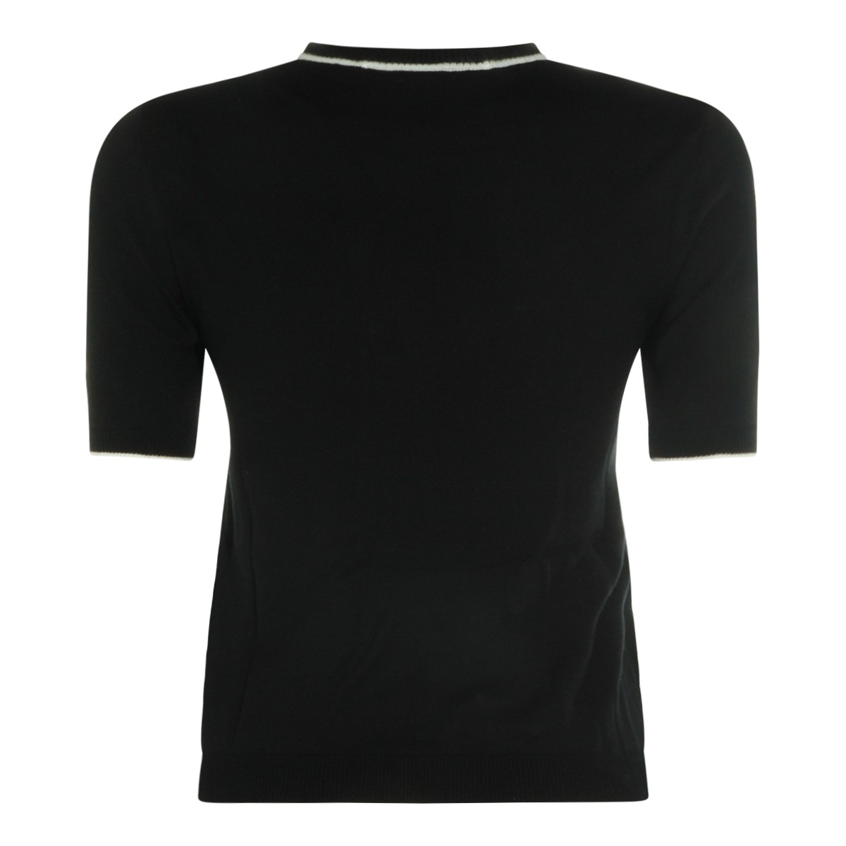 BLACK WOOL KNITWEAR