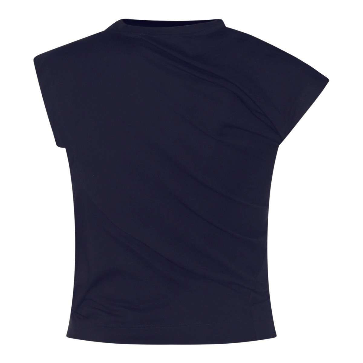 NAVY COTTON HEBO TOP