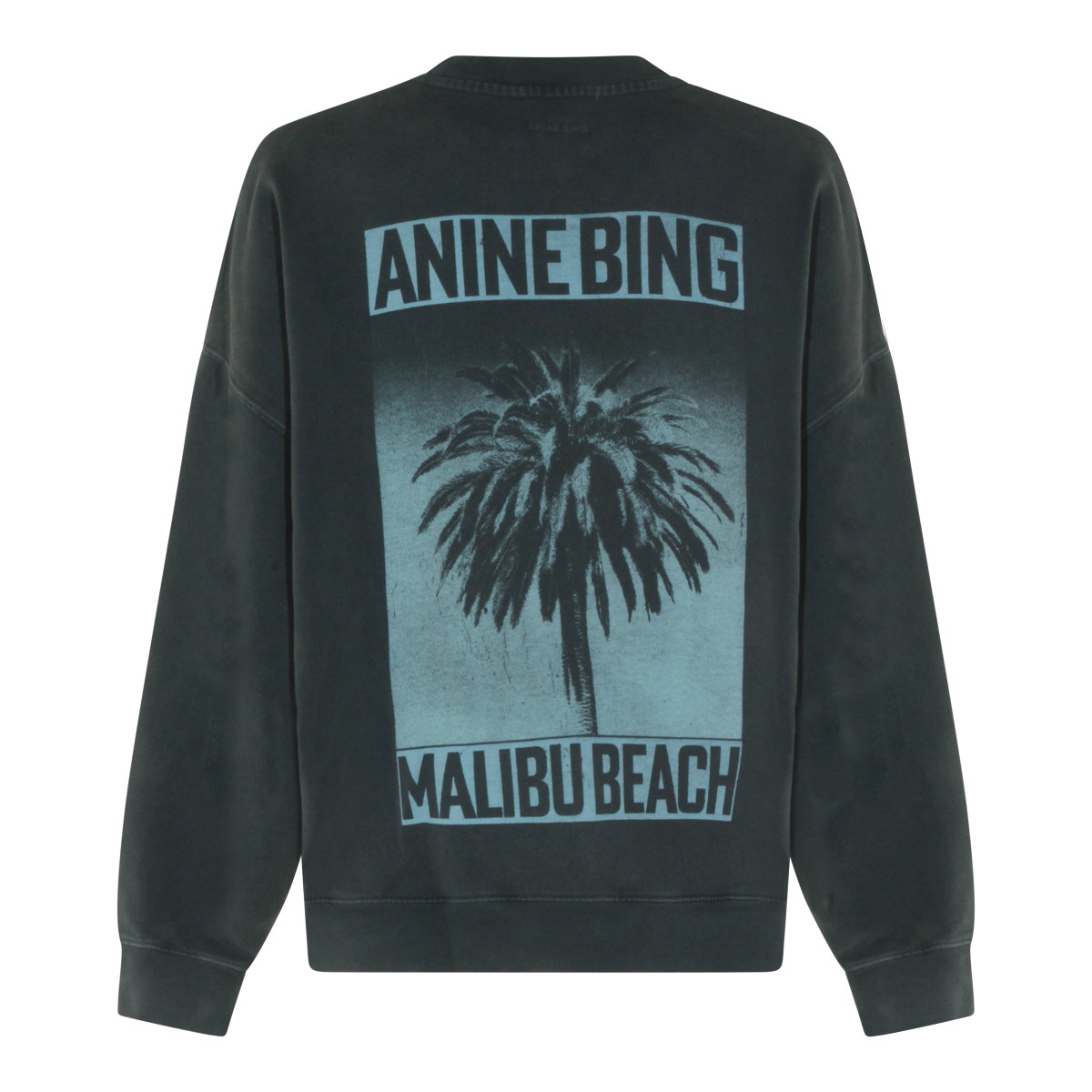 BLACK COTTON SWEATSHIRT