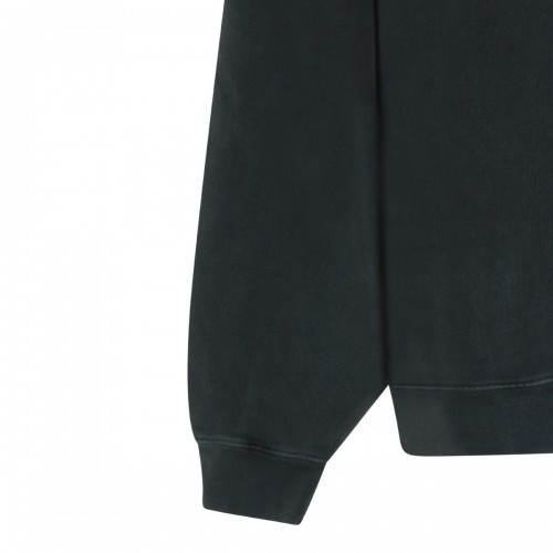 BLACK COTTON SWEATSHIRT