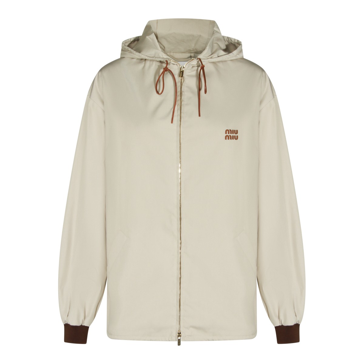 WHITE COTTON CASUAL JACKET