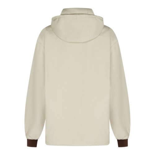 WHITE COTTON CASUAL JACKET 2