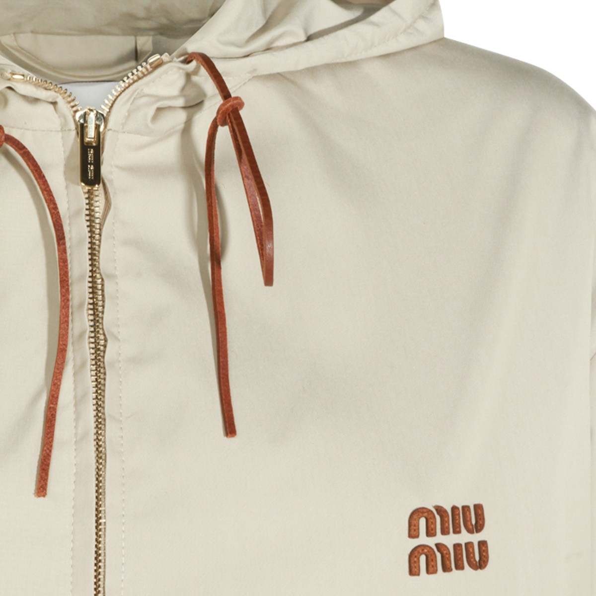 WHITE COTTON CASUAL JACKET