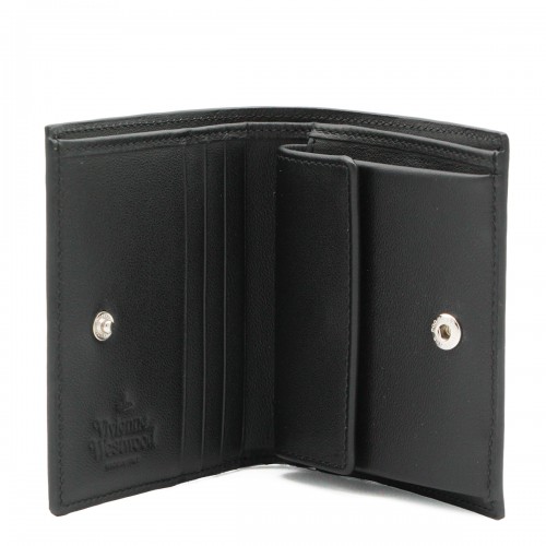 BLACK LEATHER WALLET