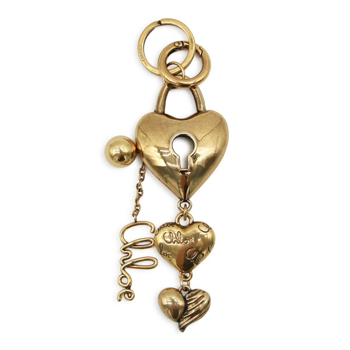 GOLD METAL KEY RING