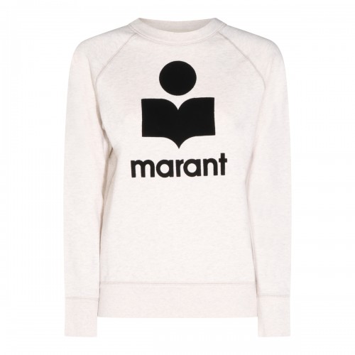 ECRU COTTON MILLINY SWEATSHIRT 