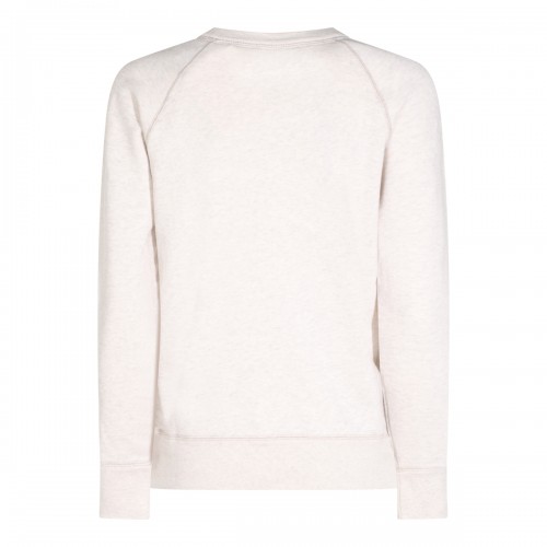 ECRU COTTON MILLINY SWEATSHIRT 