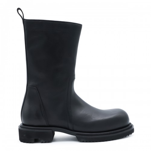 BLACK LEATHER CREEPER GABE BOOTS