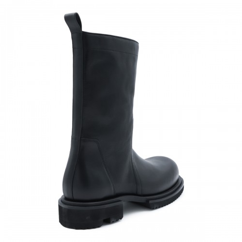 BLACK LEATHER CREEPER GABE BOOTS