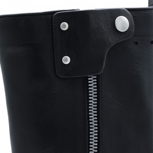 BLACK LEATHER CREEPER GABE BOOTS