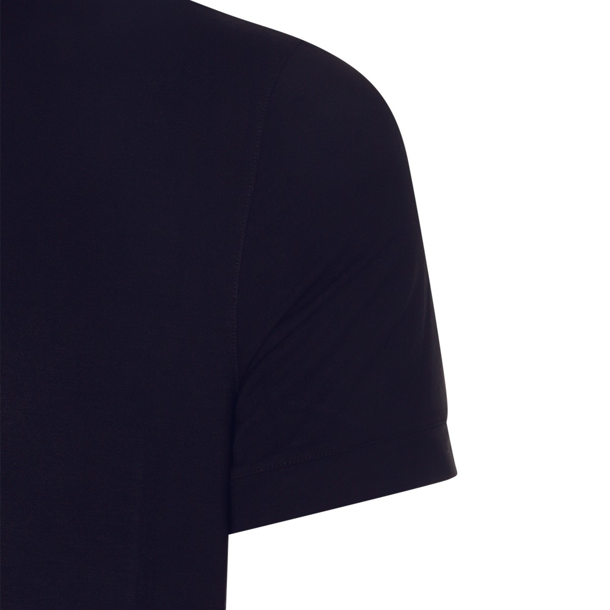BLUE VISCOSE T-SHIRT