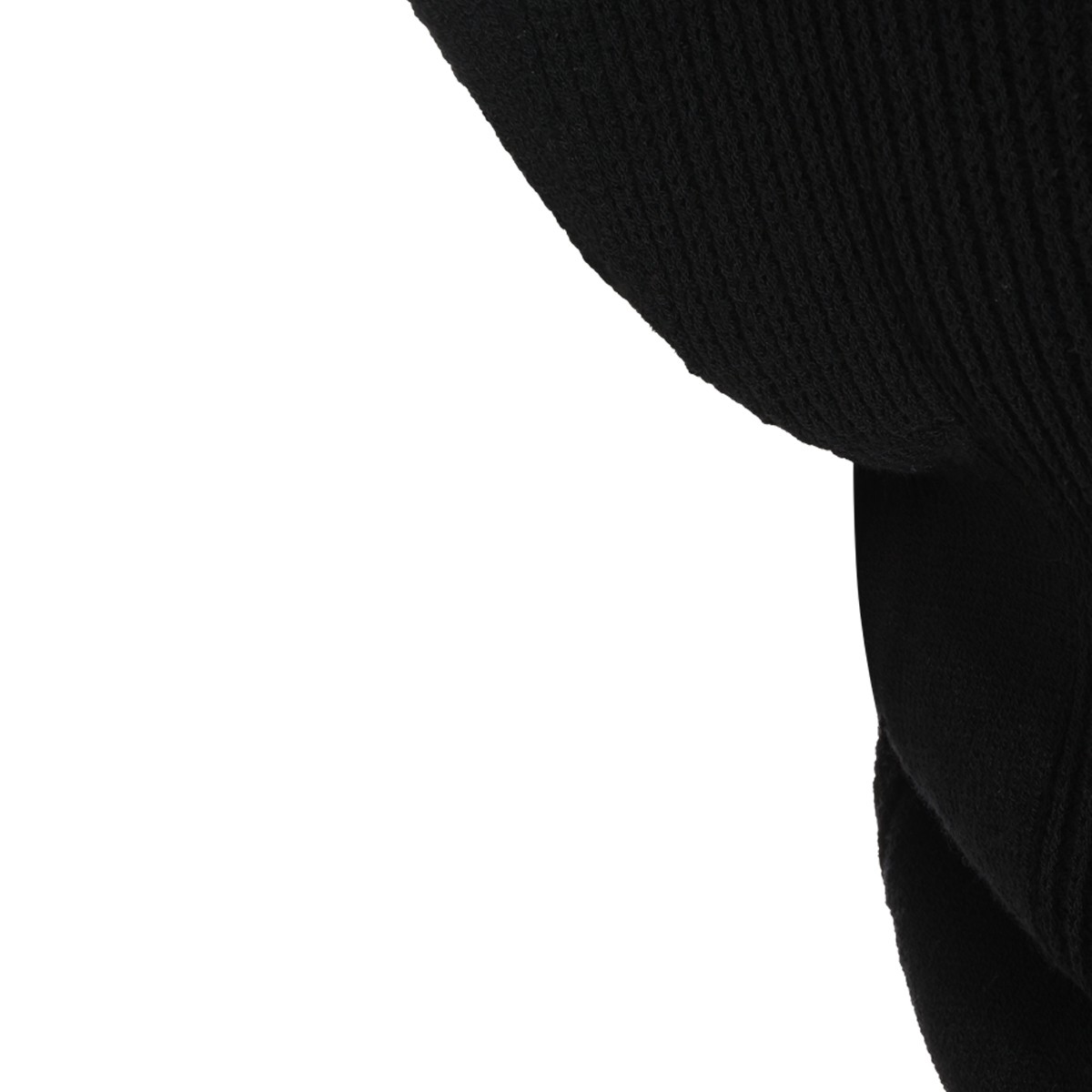 BLACK WOOL KNITWEAR