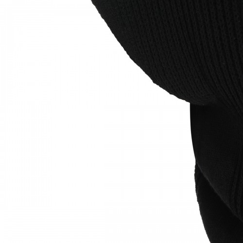 BLACK WOOL KNITWEAR