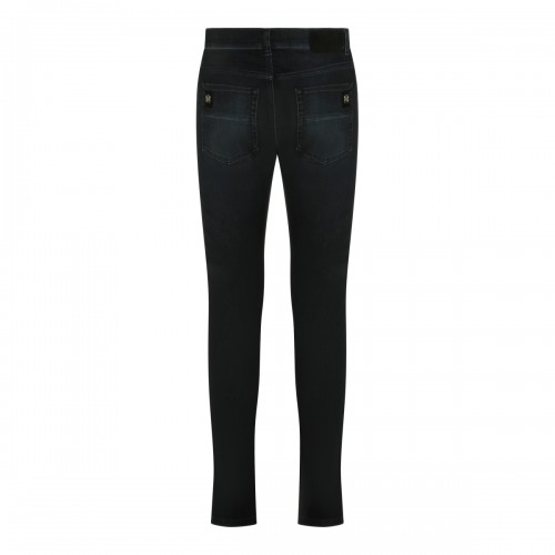DARK GREY COTTON JEANS