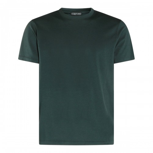 DARK GREEN COTTON T-SHIRT